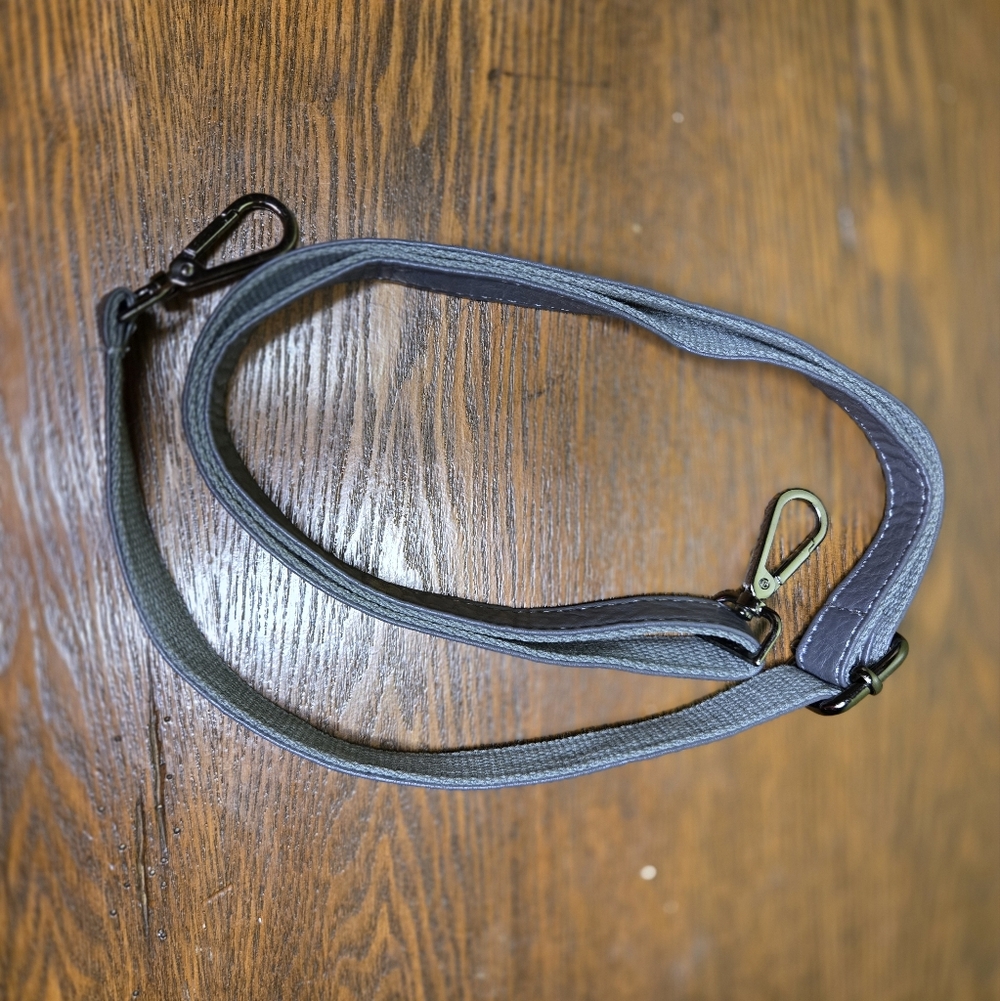 Gray Adjustable Strap with Clips
